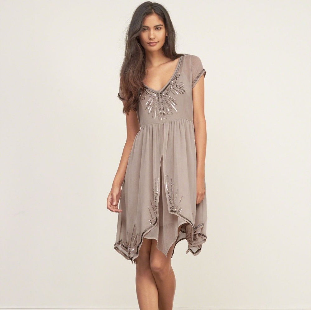 Abercrombie & Fitch open back embellished dress